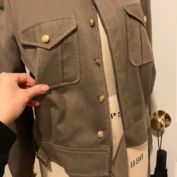 Walter baker size 8 puff sleeve military jacket - Picture 7 of 10